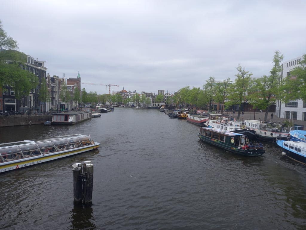 Varen van Loosdrecht naar Amsterdam in de meivakantie